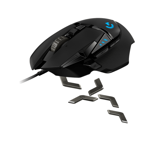 Logitech G502 HERO High Performance Gaming Mouse | USB Wired | HERO 25K Sensor, 100-25,600 DPI | 1000Hz Polling | 11 Pro