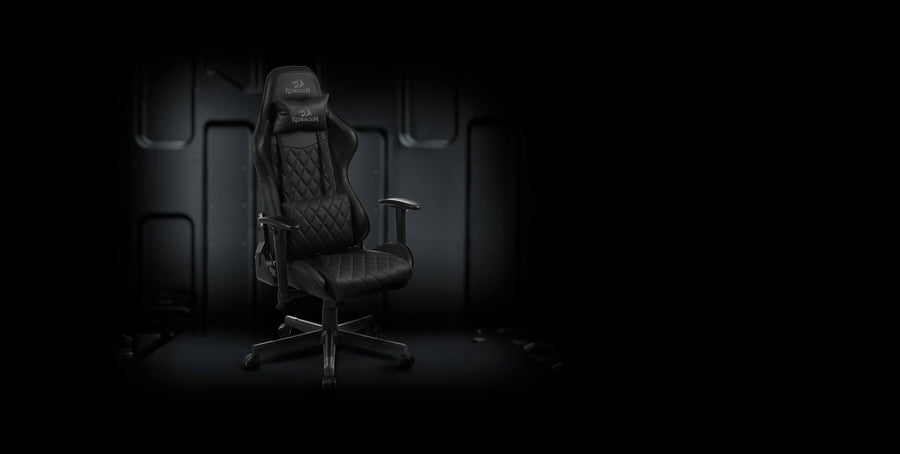 Redragon C211 Gaia Gaming Chair | Synthetic Leather · Metal Frame | 90°–180° Recline | 2-Way Adjustable Armrests | 70cm 