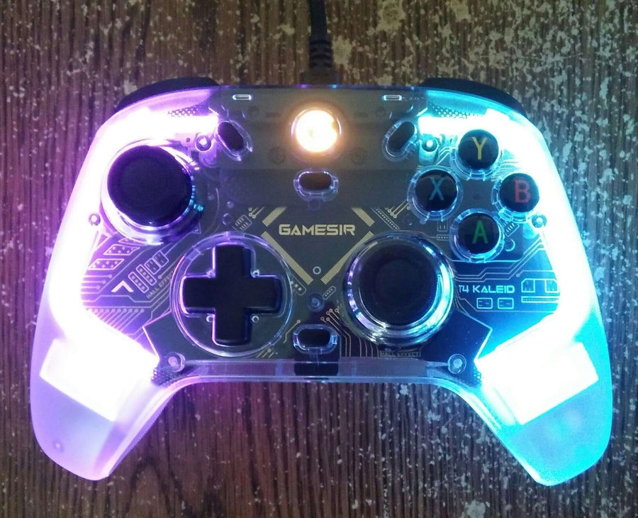 GameSir Kaleid K1 Wired Xbox Controller | Hall Effect Sticks · Triggers | RGB · Transparent Shell | 3 m Detachable USB-C