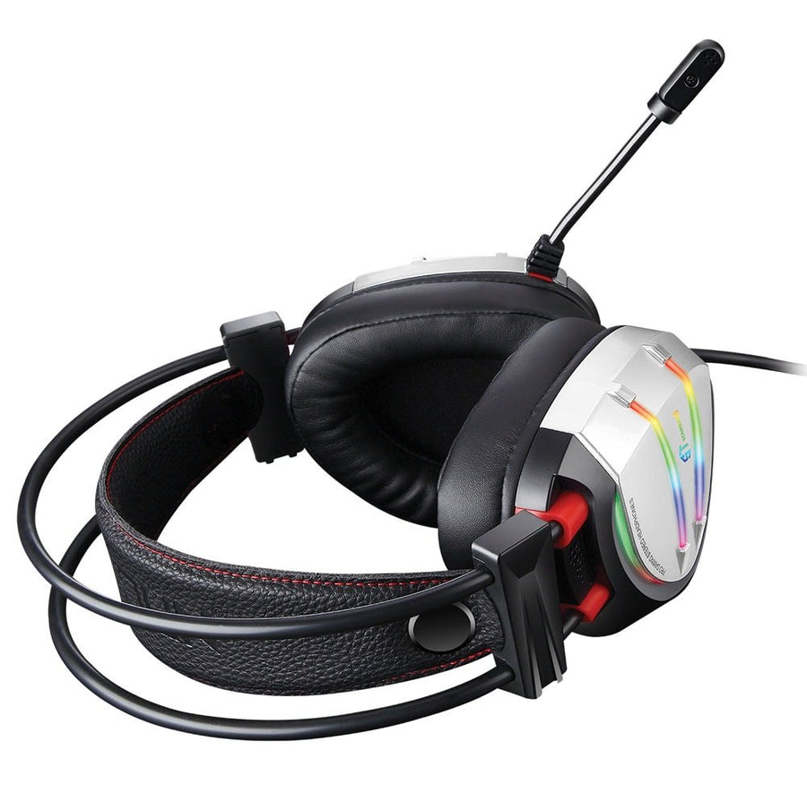 Standard GM-07 USB Gaming Headset | Virtual 7.1 Surround Sound | 50mm Drivers | 20Hz-20kHz · 16Ω | RGB Lit Earcups | Omn