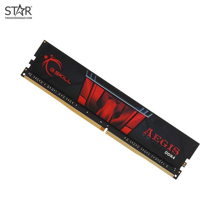 G.SKILL Aegis F4-3200C16S-8GIS Desktop Memory | 8GB (1 x 8GB) DDR4-3200 | CL16-18-18-38 · 1.35V | XMP | Black