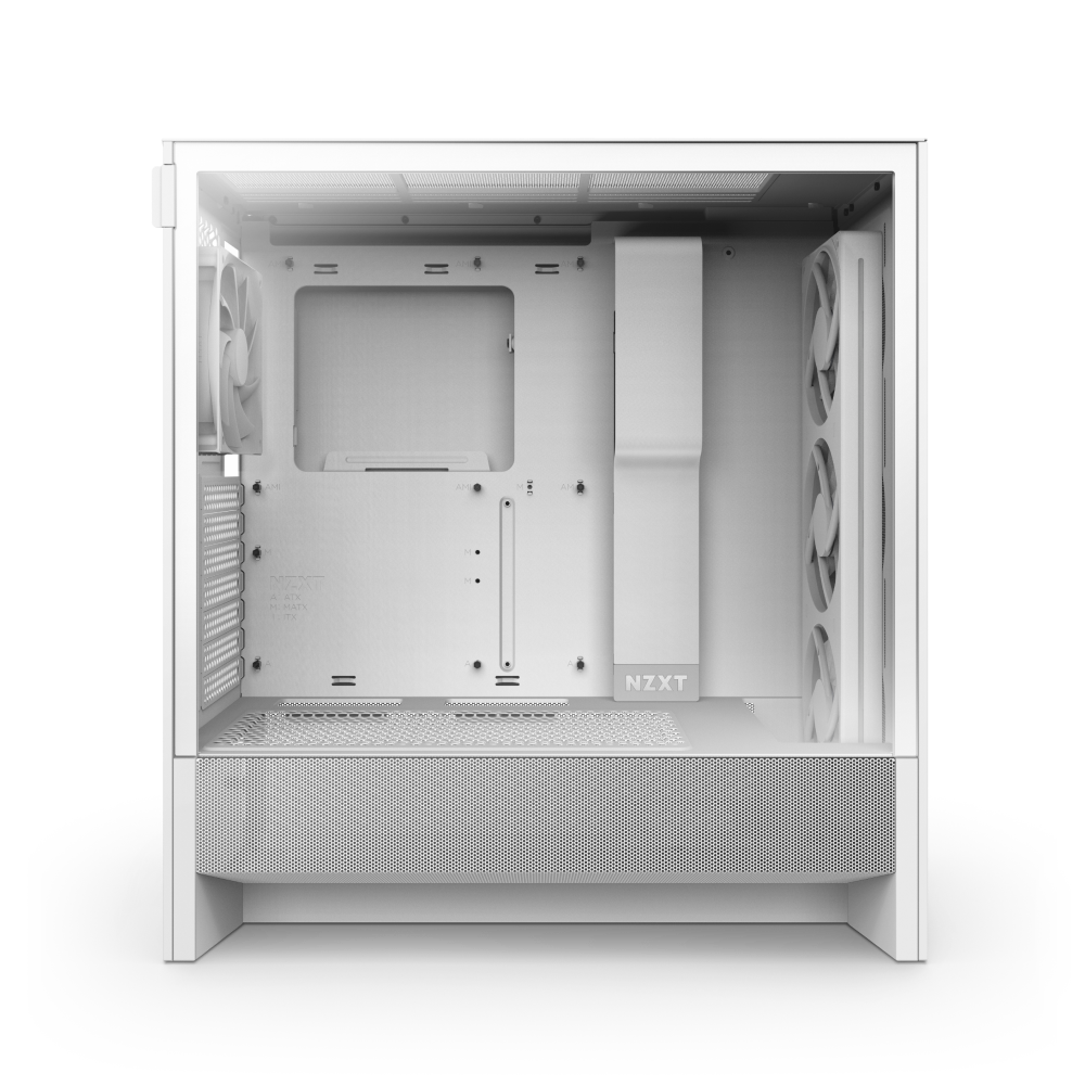 NZXT H5 Flow RGB PC Case | ATX Mid Tower | ARGB Fans