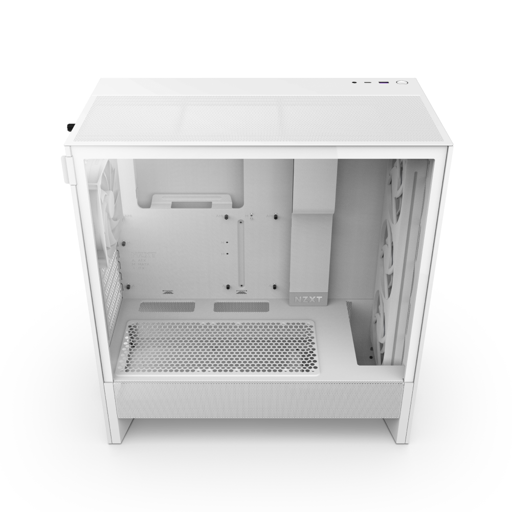 NZXT H5 Flow RGB PC Case | ATX Mid Tower | ARGB Fans