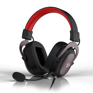 Redragon H510 ZEUS Wired Gaming Headset | 53mm Drivers | 7.1 Surround via USB Control Box | Detachable Noise-Cancelling Mic | Detachable 3.5mm Cable + Y-Splitter | 50Hz-20kHz | 64 Ohm | 110+/-3dB | PC, PS4/PS3, Xbox One X, Switch