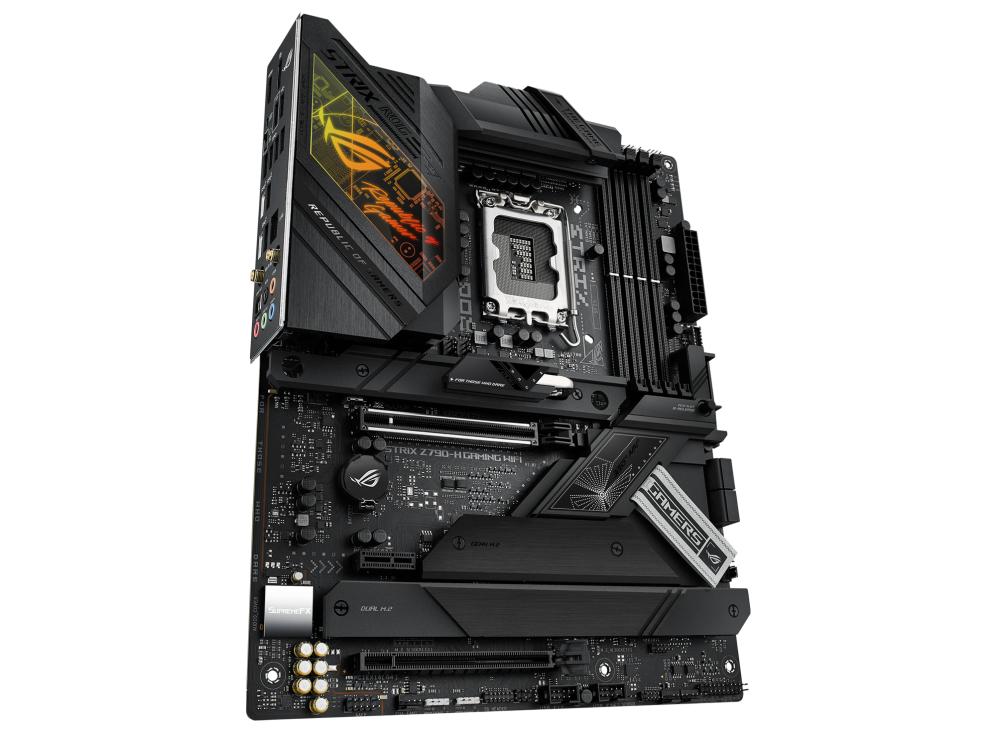 ASUS ROG Strix Z790-H Gaming WiFi | Intel LGA 1700 ATX Motherboard | DDR5 7800+ | PCIe 5.0 | WiFi 6E | 4× M.2 | USB 3.2 Gen 2x2 | Aura Sync RGB