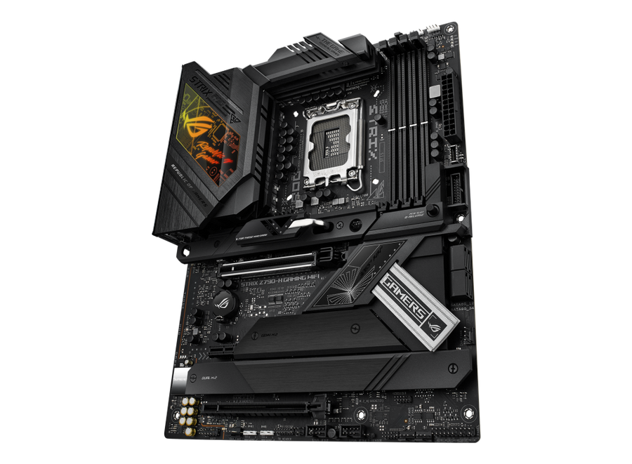 ASUS ROG Strix Z790-H Gaming WiFi | Intel LGA 1700 ATX Motherboard | DDR5 7800+ | PCIe 5.0 | WiFi 6E | 4× M.2 | USB 3.2 Gen 2x2 | Aura Sync RGB