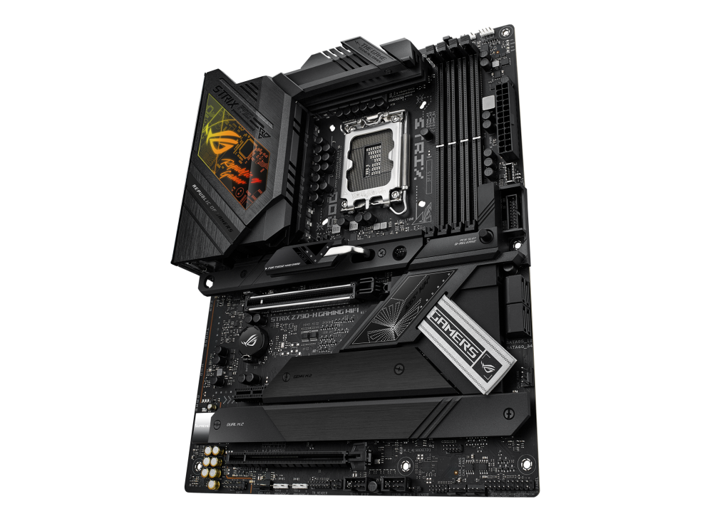 ASUS ROG Strix Z790-H Gaming WiFi | Intel LGA 1700 ATX Motherboard | DDR5 7800+ | PCIe 5.0 | WiFi 6E | 4× M.2 | USB 3.2 Gen 2x2 | Aura Sync RGB
