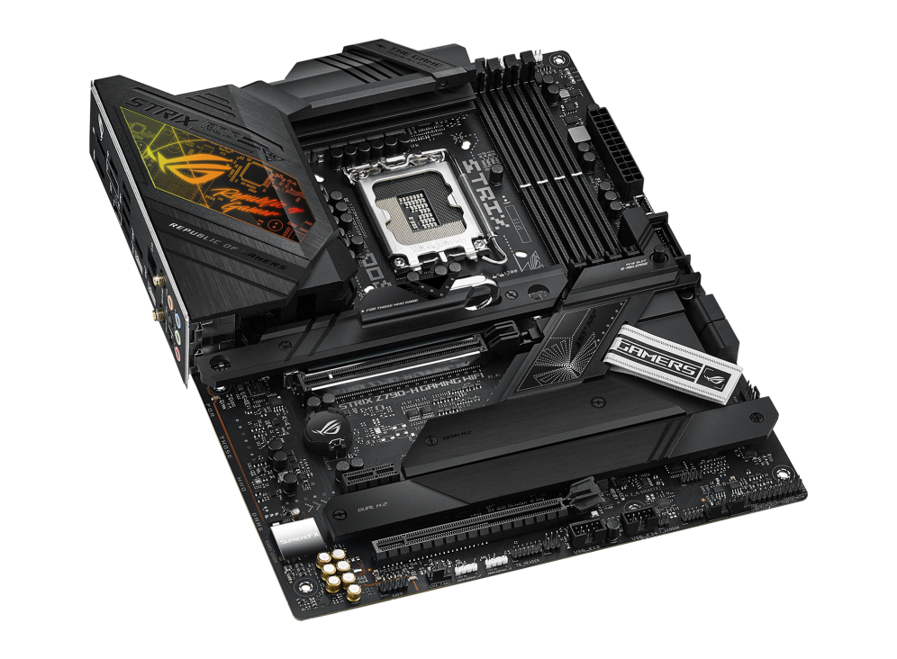ASUS ROG Strix Z790-H Gaming WiFi | Intel LGA 1700 ATX Motherboard | DDR5 7800+ | PCIe 5.0 | WiFi 6E | 4× M.2 | USB 3.2 Gen 2x2 | Aura Sync RGB
