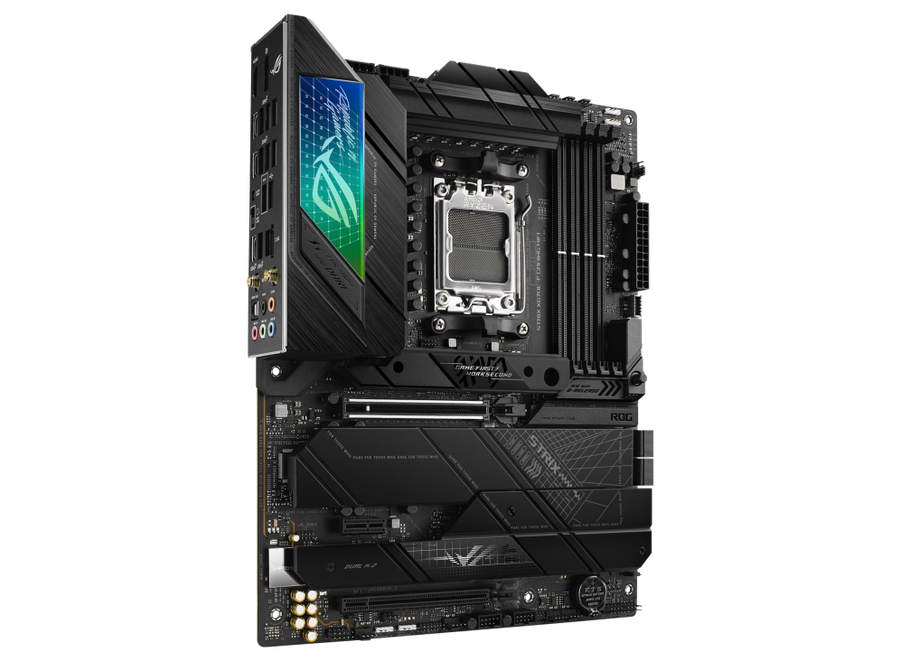 ASUS ROG Strix X670E-F Gaming WiFi | AMD AM5 ATX Motherboard | DDR5 EXPO | PCIe 5.0 | 4× M.2 with PCIe 5.0 | WiFi 6E | USB 3.2 Gen 2x2 Type-C | For Ryzen 7000/8000/9000