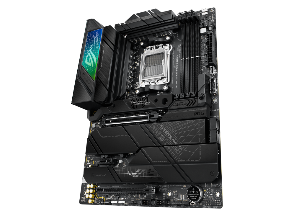 ASUS ROG Strix X670E-F Gaming WiFi | AMD AM5 ATX Motherboard | DDR5 EXPO | PCIe 5.0 | 4× M.2 with PCIe 5.0 | WiFi 6E | USB 3.2 Gen 2x2 Type-C | For Ryzen 7000/8000/9000