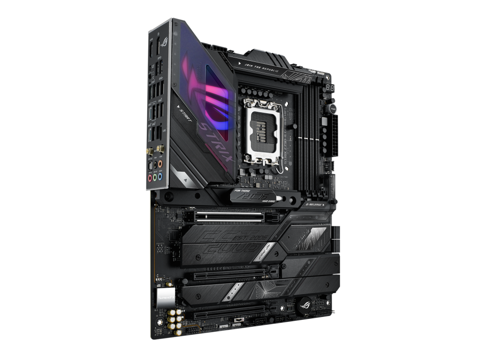 ASUS ROG Strix Z790-E Gaming WiFi | Intel LGA 1700 ATX Motherboard | DDR5 7200+ | PCIe 5.0 | 5× M.2 with PCIe 5.0 | WiFi 6E | USB 3.2 Gen 2x2 + 30W PD | For Intel 12th/13th/14th Gen