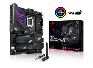 ASUS ROG Strix Z790-E Gaming WiFi | Intel LGA 1700 ATX Motherboard | DDR5 7200+ | PCIe 5.0 | 5× M.2 with PCIe 5.0 | WiFi 6E | USB 3.2 Gen 2x2 + 30W PD | For Intel 12th/13th/14th Gen