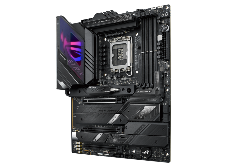 ASUS ROG Strix Z790-E Gaming WiFi | Intel LGA 1700 ATX Motherboard | DDR5 7200+ | PCIe 5.0 | 5× M.2 with PCIe 5.0 | WiFi 6E | USB 3.2 Gen 2x2 + 30W PD | For Intel 12th/13th/14th Gen