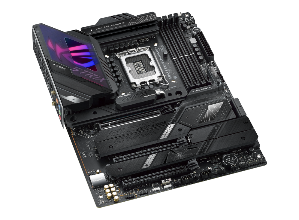 ASUS ROG Strix Z790-E Gaming WiFi | Intel LGA 1700 ATX Motherboard | DDR5 7200+ | PCIe 5.0 | 5× M.2 with PCIe 5.0 | WiFi 6E | USB 3.2 Gen 2x2 + 30W PD | For Intel 12th/13th/14th Gen