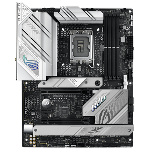 ASUS ROG Strix B760-A Gaming WiFi | Intel LGA 1700 ATX White Motherboard | DDR5 7800+ | PCIe 5.0 | 3× M.2 | WiFi 6E | USB 3.2 Gen 2x2 | ROG SupremeFX Audio | For Intel 12th/13th/14th Gen