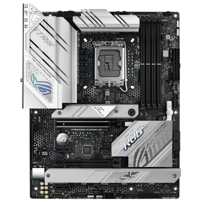 ASUS ROG Strix B760-A Gaming WiFi | Intel LGA 1700 ATX White Motherboard | DDR5 7800+ | PCIe 5.0 | 3× M.2 | WiFi 6E | USB 3.2 Gen 2x2 | ROG SupremeFX Audio | For Intel 12th/13th/14th Gen