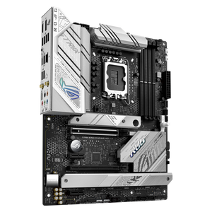 ASUS ROG Strix B760-A Gaming WiFi | Intel LGA 1700 ATX White Motherboard | DDR5 7800+ | PCIe 5.0 | 3× M.2 | WiFi 6E | USB 3.2 Gen 2x2 | ROG SupremeFX Audio | For Intel 12th/13th/14th Gen