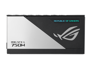 ASUS ROG Loki SFX-L 750W Platinum Power Supply Black | 80+ Platinum + Cybenetics Platinum | ATX 3.0 + PCIe 5.0 Native 600W 12VHPWR | 120mm Axial-Tech ARGB Fan | Aura Sync | Etched Modular Cables | SFX-L Form Factor | Lambda A Acoustics