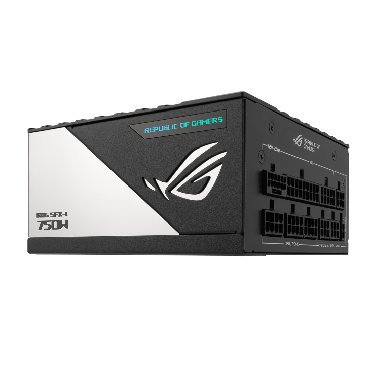 ASUS ROG Loki SFX-L 750W Platinum Power Supply Black | 80+ Platinum + Cybenetics Platinum | ATX 3.0 + PCIe 5.0 Native 600W 12VHPWR | 120mm Axial-Tech ARGB Fan | Aura Sync | Etched Modular Cables | SFX-L Form Factor | Lambda A Acoustics
