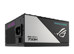 ASUS ROG Loki SFX-L 750W Platinum Power Supply Black | 80+ Platinum + Cybenetics Platinum | ATX 3.0 + PCIe 5.0 Native 600W 12VHPWR | 120mm Axial-Tech ARGB Fan | Aura Sync | Etched Modular Cables | SFX-L Form Factor | Lambda A Acoustics