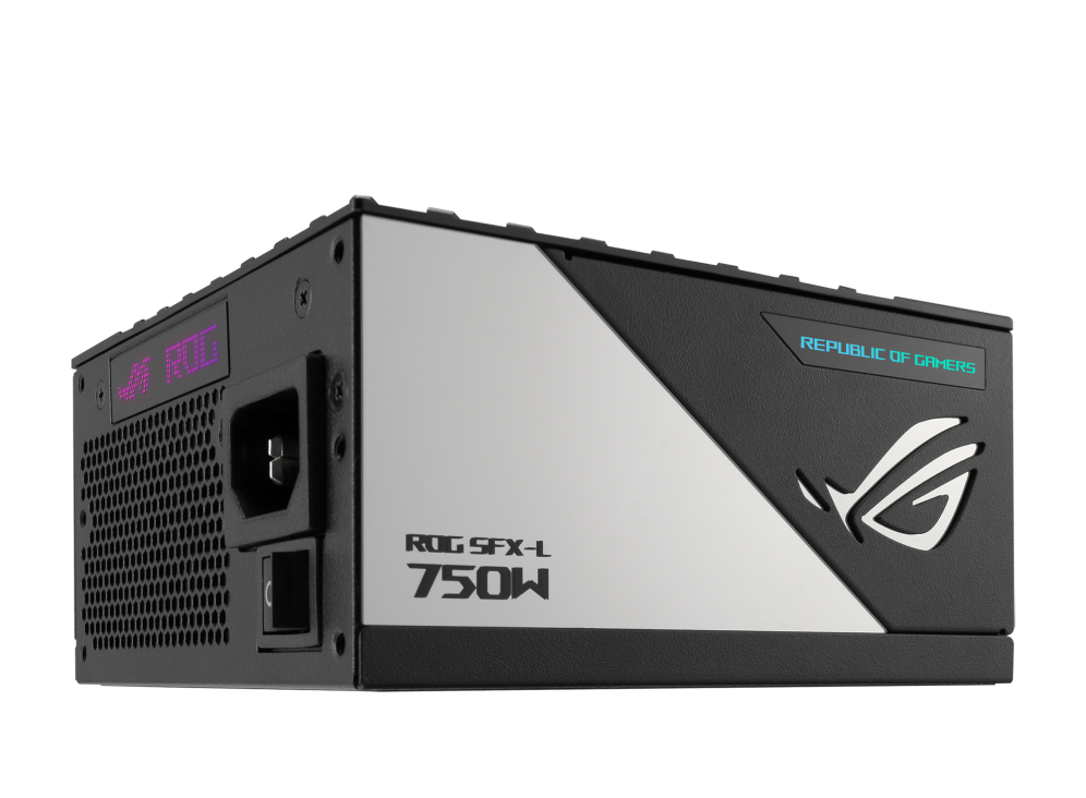ASUS ROG Loki SFX-L 750W Platinum Power Supply Black | 80+ Platinum + Cybenetics Platinum | ATX 3.0 + PCIe 5.0 Native 600W 12VHPWR | 120mm Axial-Tech ARGB Fan | Aura Sync | Etched Modular Cables | SFX-L Form Factor | Lambda A Acoustics