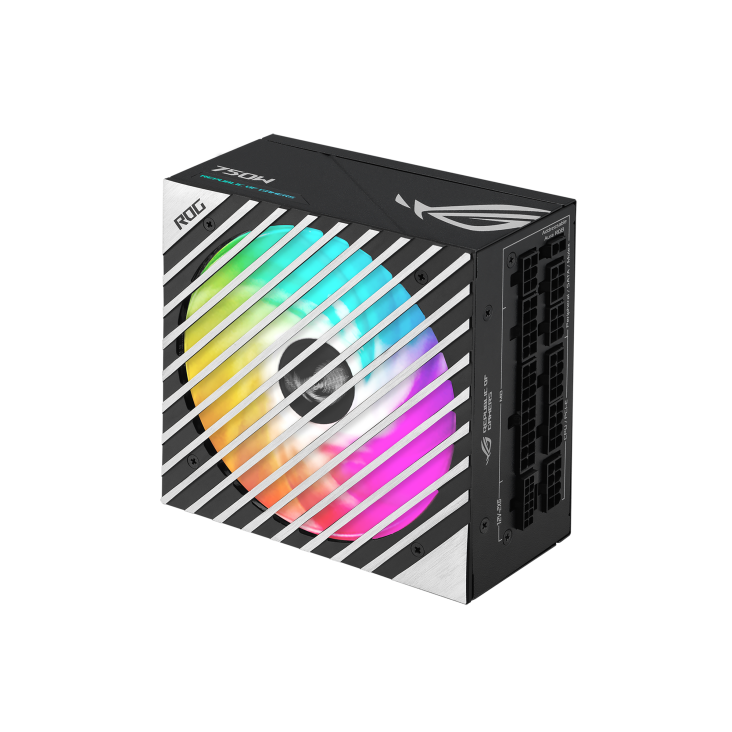 ASUS ROG Loki SFX-L 750W Platinum Power Supply Black | 80+ Platinum + Cybenetics Platinum | ATX 3.0 + PCIe 5.0 Native 600W 12VHPWR | 120mm Axial-Tech ARGB Fan | Aura Sync | Etched Modular Cables | SFX-L Form Factor | Lambda A Acoustics