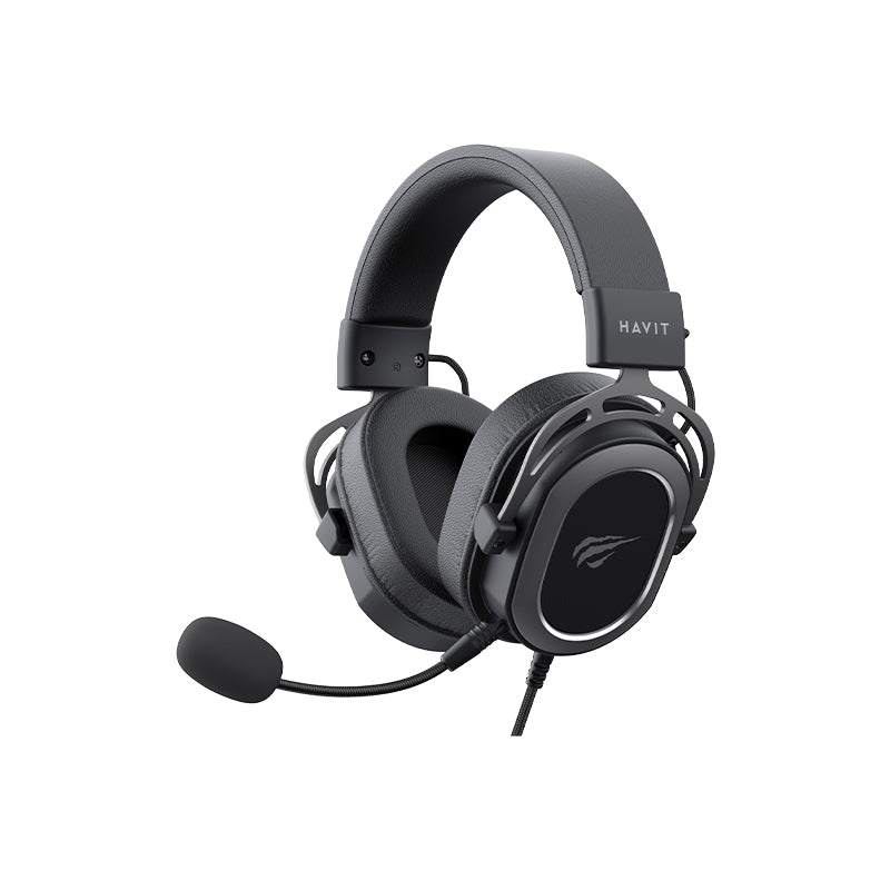 Havit Gamenote H2008d Wired Gaming Headset | 50mm Drivers | 20Hz-20kHz | 64Ω | 115dB | Detachable Microphone (-42dB) | 2m 3.5mm Cable | Over-Ear with Adjustable Headband