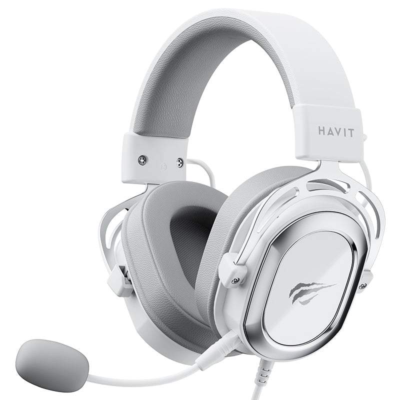 Havit Gamenote H2008d Wired Gaming Headset | 50mm Drivers | 20Hz-20kHz | 64Ω | 115dB | Detachable Microphone (-42dB) | 2m 3.5mm Cable | Over-Ear with Adjustable Headband