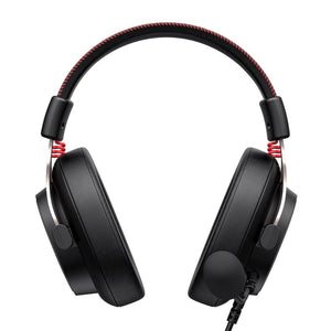 Havit Gamenote H2015E Wired Gaming Headset | 53mm Custom Drivers | 20Hz-20kHz | 32Ω | 120dB | Detachable Omnidirectional Mic | Memory Foam Ear Cushions | 2.1m 3.5mm Cable | 313.7g | PC · PS4/PS5 · Xbox | Black + Ochre