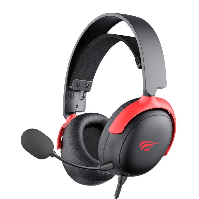 HAVIT Gamenote H2015F Gaming Headset | 53mm Drivers | 3.5mm Wired · 2.2m | 32Ω · 20Hz-20kHz | 262g | 3.5mm Splitter Incl