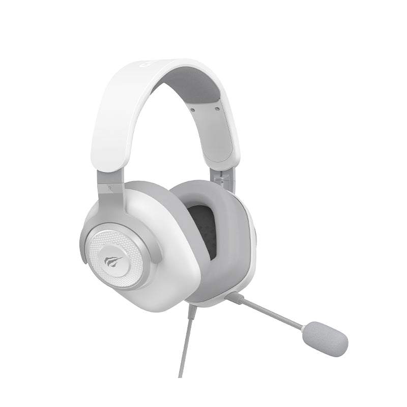 Havit H2230D Wired Gaming Headset | 50mm Drivers | 20Hz-20kHz | 32Ω | 116dB Sensitivity | Detachable Omnidirectional Mic | In-Line Mute & Volume | Memory Foam Earcups | Steel Headbeam | 242g | 1.8m 3.5mm | PC · PS4 · Xbox One · Switch