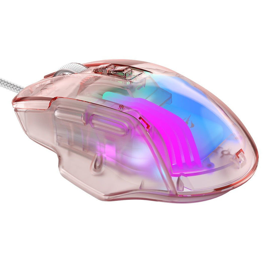 HAVIT MS1011SE Wired RGB Gaming Mouse | A725F Sensor · 1200–7200 DPI | 7 Programmable Buttons | 10M-Click Switches · 113