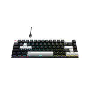 Havit KB906L Wired RGB Mechanical Gaming Keyboard | 68-Key Compact | 8000Hz Polling / 0.04ms Response | Adjustable Actuation 0.1-3.5mm | Full N-Key Rollover, Zero Ghosting | 100M-Press Key Life | Per-Key RGB | 1.8m USB | Win · macOS · Linux