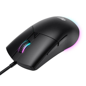 Havit MS1038 RGB Backlit Programmable Gaming Mouse | 8000 DPI Optical (6 Levels) | 7 Programmable Buttons | RGB Backlight | 3M-Click Switches | 82g Lightweight | 1.6m USB Cable | 121x64x42mm | Windows & macOS