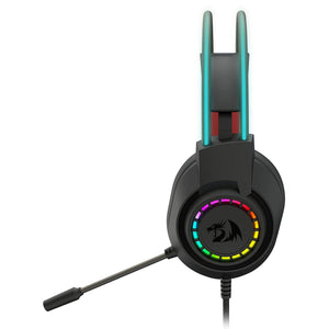 Redragon Scream H231 RGB Wired Gaming Headset | 40mm Drivers | Stereo Surround | 3.5mm | Dynamic RGB Lighting | 2.1m Cable | 280g | Black