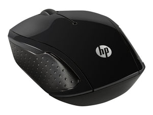 HP 200 X6W31AA Wireless Mouse | 2.4GHz Wireless Connection | 1000 DPI Optical Sensor | 78 g · 2 × AAA Batteries Included | Black