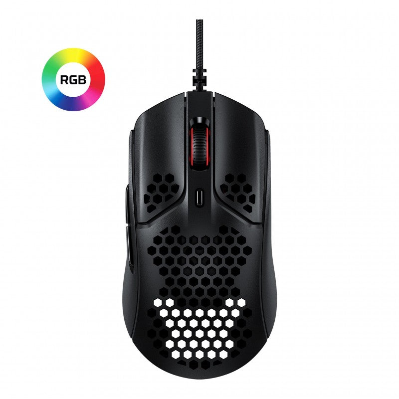 HyperX Pulsefire Haste Gaming Mouse | Pixart 3335 · Up to 16000 DPI | 59 g Honeycomb Shell | 6 Buttons · TTC Golden 60M 