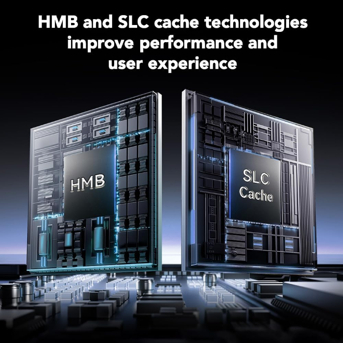 Lexar NQ780 1TB PCIe Gen4 NVMe SSD | PCIe Gen4 x4 · M.2 2280 | 6,500MB/s read · 2,500MB/s write | 600TBW · 6g | 5-year l