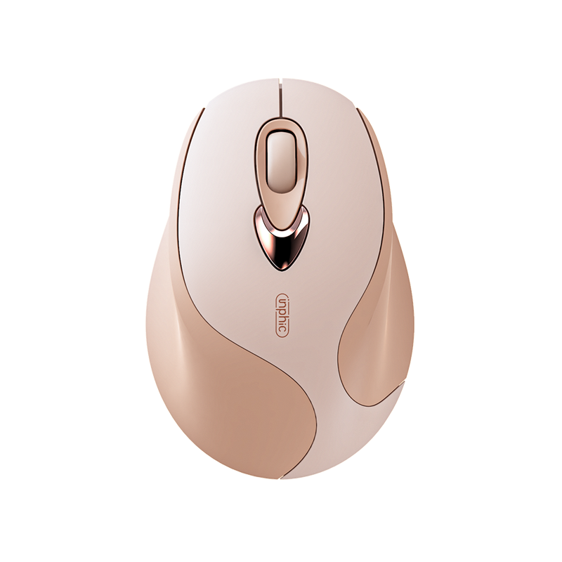 Inphic M8 Wireless Mouse | 2.4GHz Wireless | 800·1200·1600 DPI | Silent Click | 500mAh USB-C Rechargeable | 75g