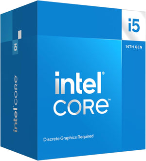 Intel Core i5-14400F Desktop Processor | 10 Cores (6 P-cores · 4 E-cores) · 16 Threads | Up to 4.70 GHz · 20MB Intel Smart Cache | LGA1700 · 65W Base / 148W Max Turbo | Retail Boxed