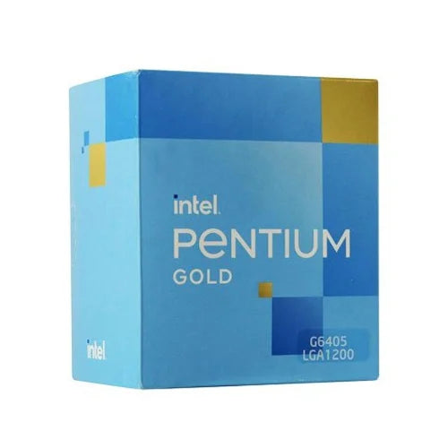 Intel Pentium Gold G6405 Desktop Processor | 2 Cores · 4 Threads | 4.10 GHz | 4 MB Cache · LGA1200 | UHD Graphics 610 · 