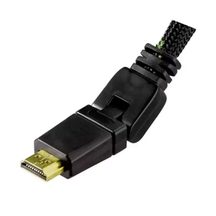 2B CV895 HDMI to HDMI Cable | 360° Rotating Connectors | 1.8 m · Male to Male | HDMI 1.4 | Black