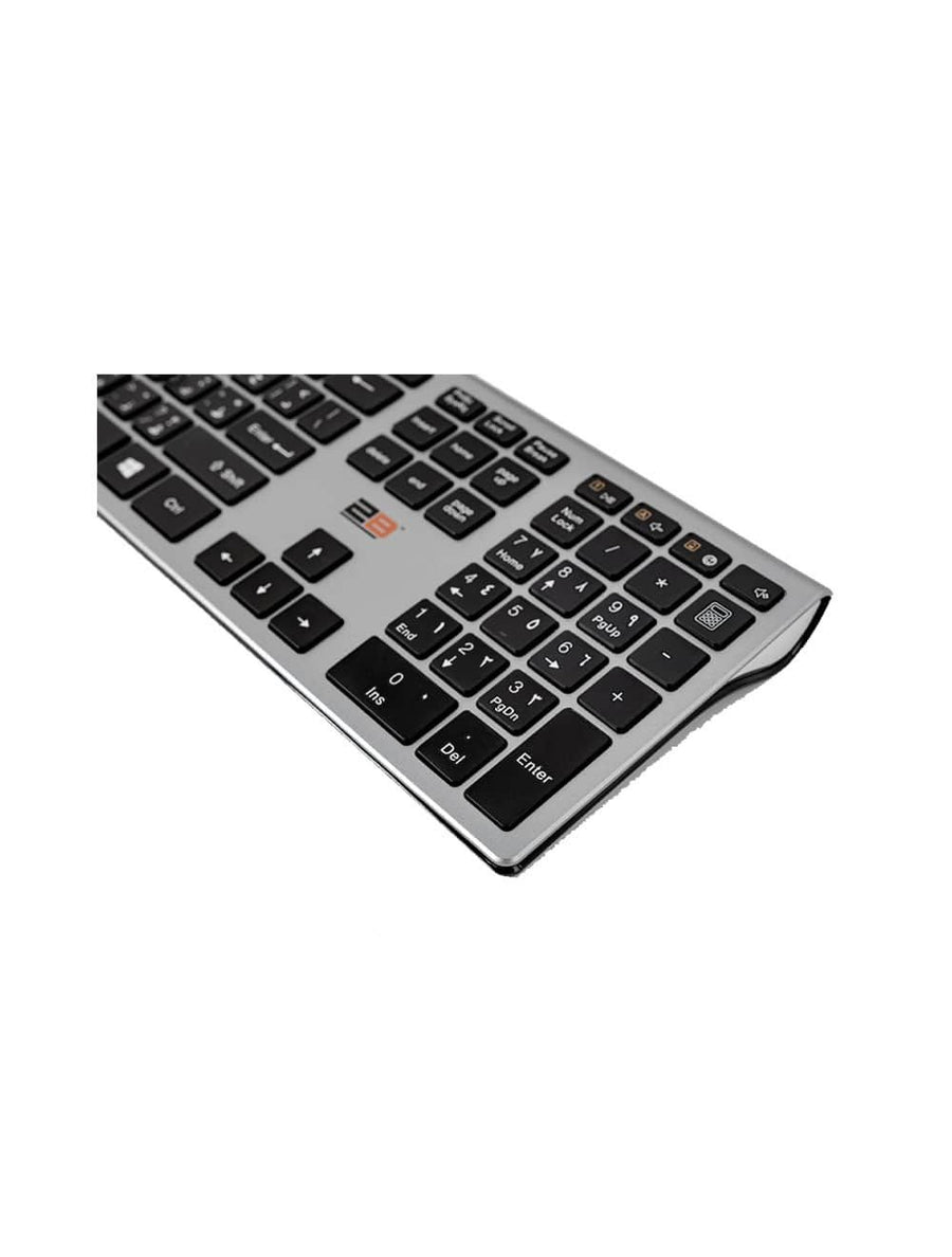 2B KB306 Business Series Wireless Keyboard and Mouse Combo | 2.4GHz Wireless · USB Receiver | Slim Silent Keyboard · Eng