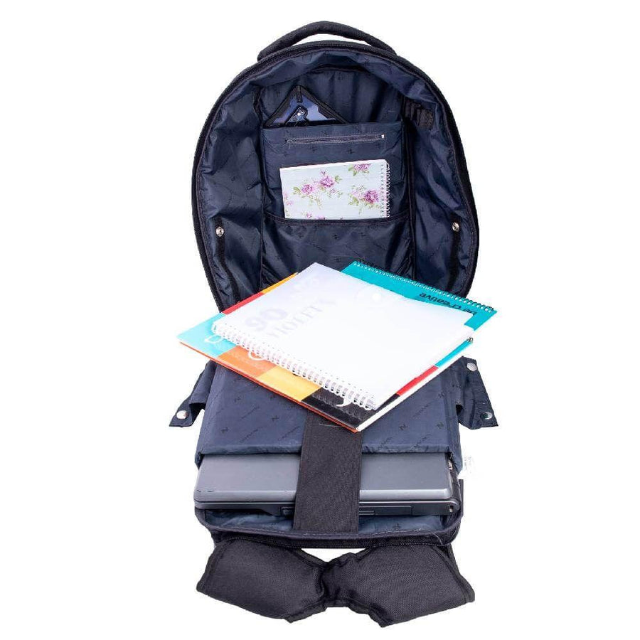 L'AVVENTO BG04B Discovery Anti-Theft Laptop Backpack | Fits laptops up to 15.6″ | Nylon · Padded laptop & tablet compart