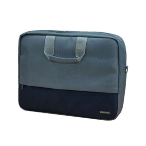 L'AVVENTO BG926 Laptop Shoulder Bag | Fits laptops up to 15.6″ | Polyester · Padded laptop compartment | Front zip pocket · Adjustable shoulder strap | Grey