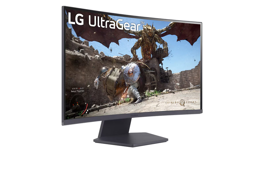 LG UltraGear 32GS60QC-B | 32" QHD 1000R Curved Gaming Monitor | 180Hz | 1ms | HDR10