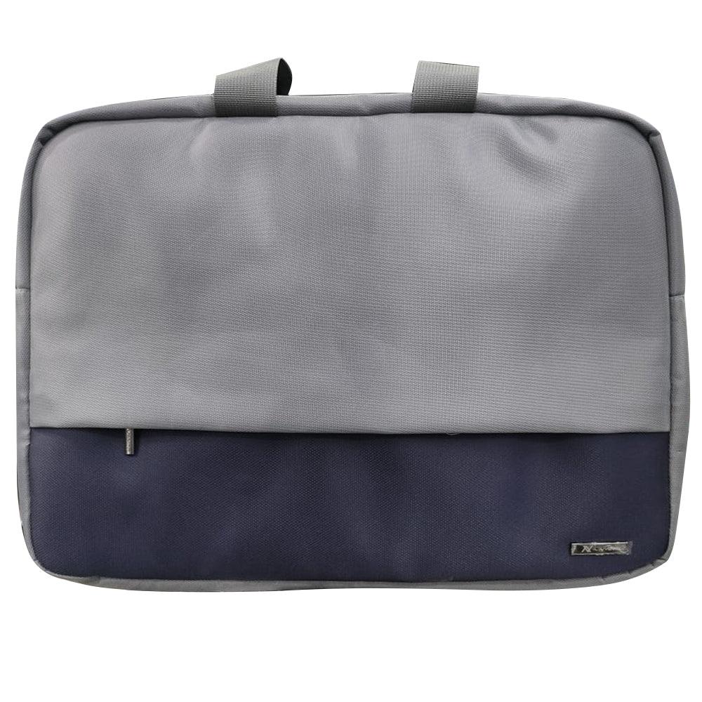 L'AVVENTO BG926 Laptop Shoulder Bag | Fits laptops up to 15.6″ | Polyester · Padded laptop compartment | Front zip pocket · Adjustable shoulder strap | Grey