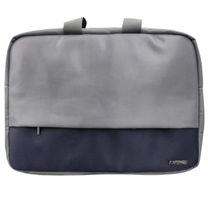 L'AVVENTO BG926 Laptop Shoulder Bag | Fits laptops up to 15.6″ | Polyester · Padded laptop compartment | Front zip pocket · Adjustable shoulder strap | Grey