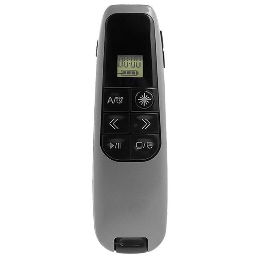 L'avvento MO997 Wireless Presenter | 2.4 GHz · Up to 20 m Range | Air Mouse Motion Sensor | Red Laser Pointer | LCD Time