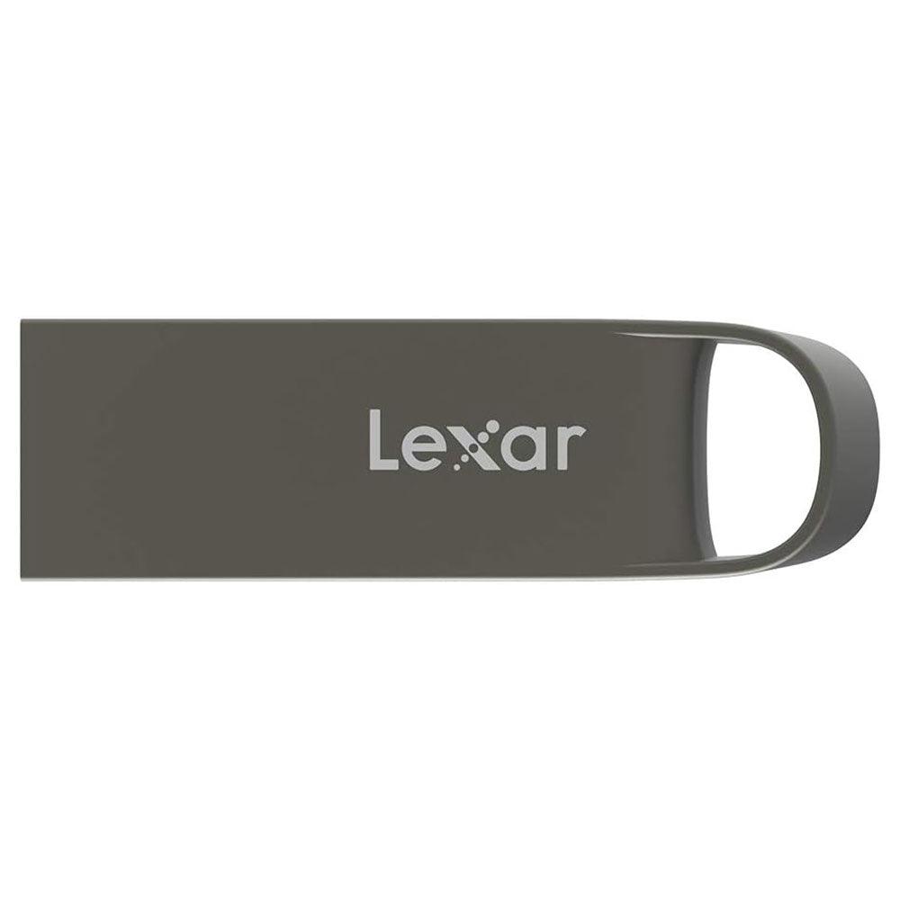 Lexar JumpDrive E21 USB Flash Drive | 8GB | USB 2.0 · USB-A | Metal Body 39.3 × 12.1 × 4.6 mm · 4.4 g | 256-bit AES Encryption | 2-Year Warranty | Titanium